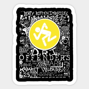 DRI Offenders Sticker